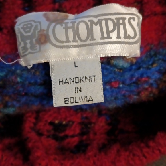 Vintage Chompas Alpaca Wool Button Front Cardiagn - Picture 5 of 5